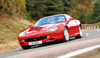 Ferrari 550 Maranello cornering