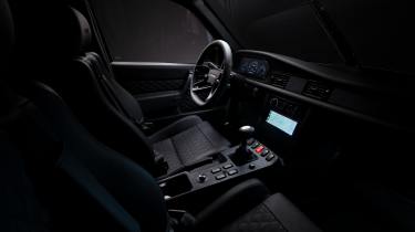 HWA Evo Mercedes 190E restomod interior