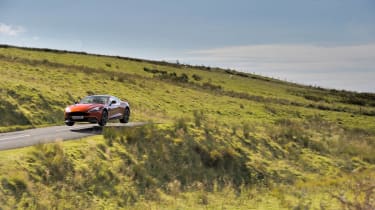 New Aston Martin Vanquish jumping