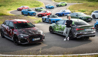 Audi RS3 manufacturer spy 1