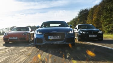 Audi TT RS group test 
