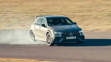 Audi RS3 v Toyota GR Yaris v Mercedes-AMG A45 S