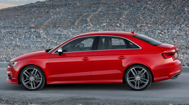 Audi S3 Saloon side profile