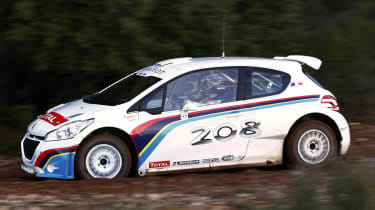 Peugeot 208 T16 rally car