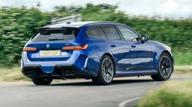 BMW M5 Touring review rear