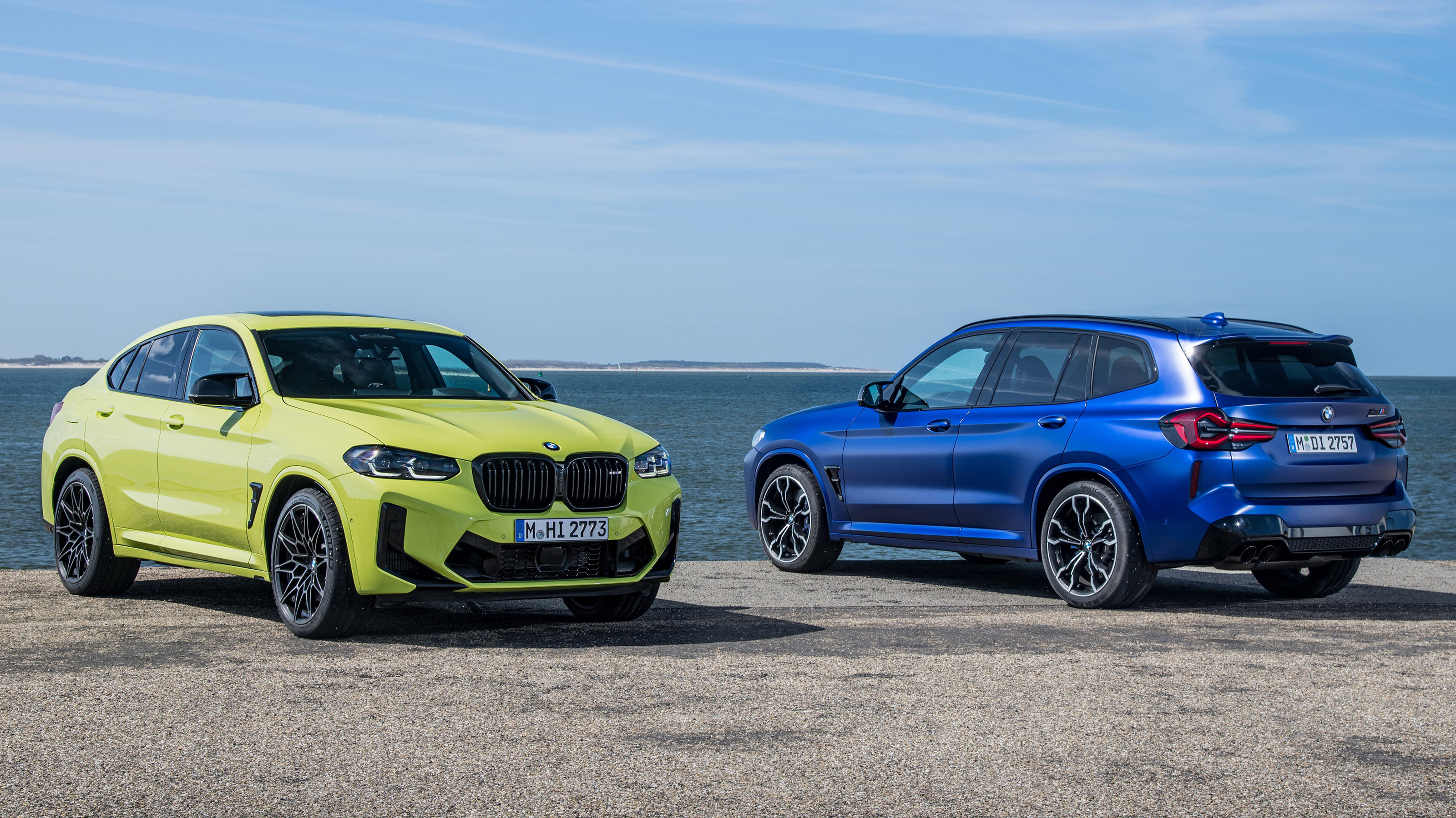 The new BMW X3 and the new BMW X4.