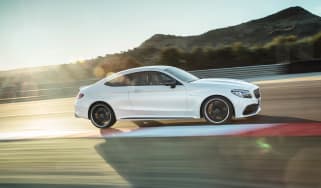 Mercedes-AMG C 63 S Coupe - white track