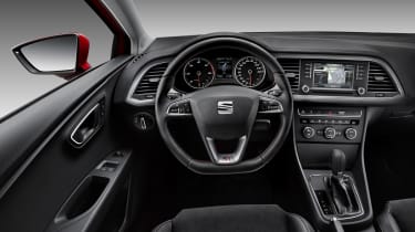 2013 SEAT Leon FR SC three-door interior dashboard