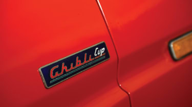 Maserati Ghibli Cup badge