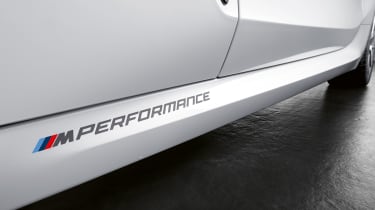 BMW M Performance parts stickers