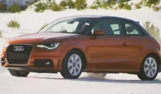 Audi A1 quattro drifting