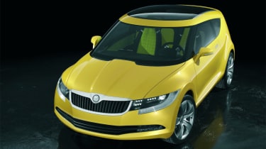 Skoda Joyster concept coupe front exterior