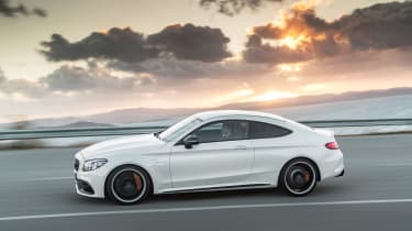 Mercedes-AMG C 63 S Coupe - white side