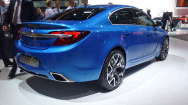 Vauxhall Insignia VXR blue