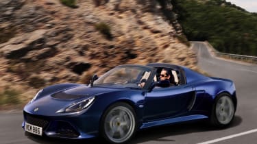 Lotus Exige S Roadster on the road