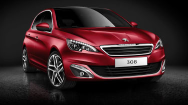 New 2013 Peugeot 308 red front