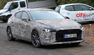 2019 Mazda 3 spied - front quarter