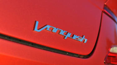 2013 Aston Martin Vanquish name badge