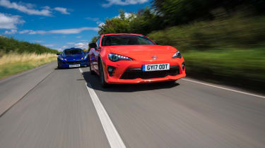 Toyota GT86 and Lotus Exige S (S2)