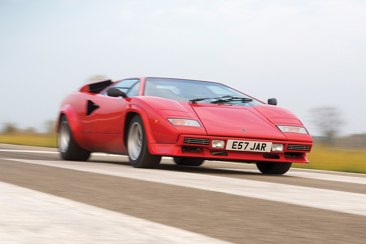 Countach QV road trip videos evo