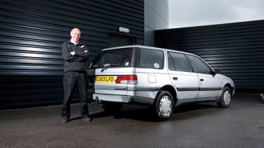 Attwood and his Peugeot 405