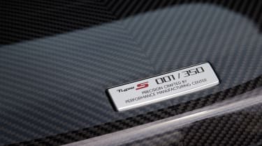 Honda NSX Type S – plaque