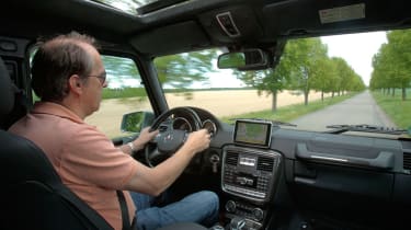 Mercedes-Benz G63 AMG driving