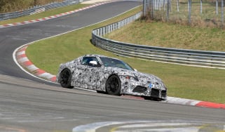 Toyota Supra spy shots - front