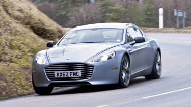 Aston Martin Rapide S silver front view