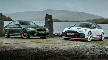 BMW M5 CS v Audi RS6 GT