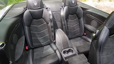 2013 Maserati GranCabrio MC rear seats