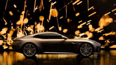 Aston Martin DB12 Goldfinger Edition side