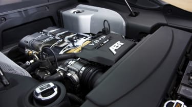 Audi R8-R supercharged engine