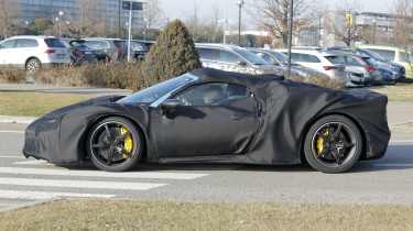 Ferrari 296 Pista spied side