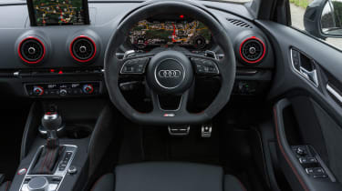 Audi RS3 Saloon - driver area