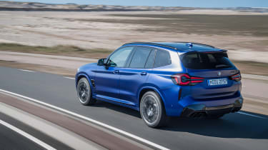 BMW X3M Competition 2022 – rear tracking