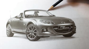 Win an exclusive Mazda MX-5 print