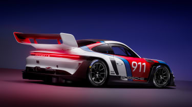 New Porsche 911 GT3 R Rennsport – rear