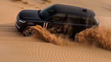 Range Rover Electric testing Dubai