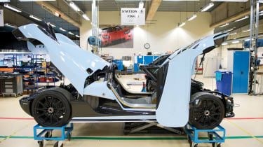 Koenigsegg Agera R in the workshop