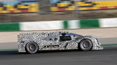 Porsche 2014 LMP1 Le Mans car testing