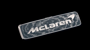 McLaren Speedtail – white gold badge