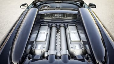 Bugatti Veyron Grand Sport Vitesse engine bay