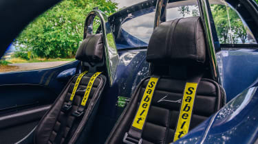 Lightweight sports car test – Morgan seats