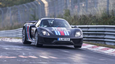 Porsche 918 at the Nurburgring