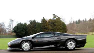 Low mileage Jaguar XJ220 up for auction
