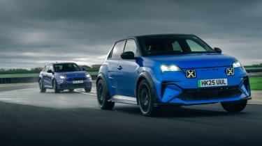 Petrol v electric hot hatchbacks