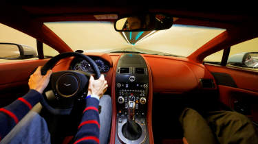 Aston Martin V12 Vantage interior