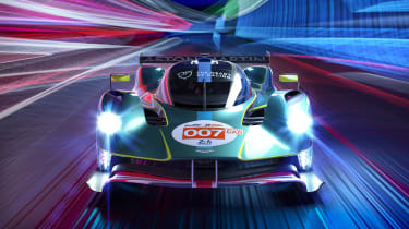Aston Martin Valkyrie Le Mans car – front