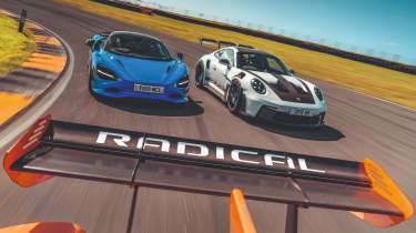McLaren v Porsche v Radical